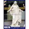 2013 modern tradional jesus christ statue in white marble